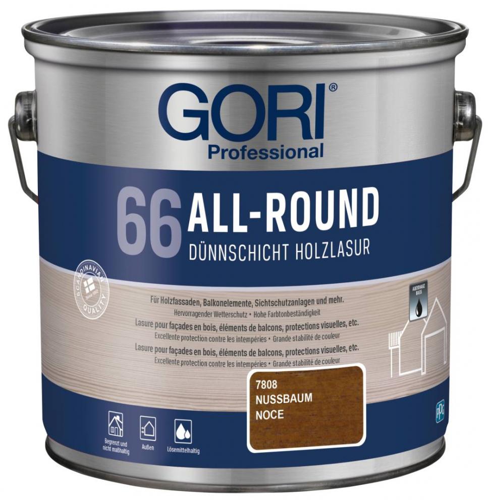 GORI 66 Allround-Lasur Nussbaum 2,50 ltr.